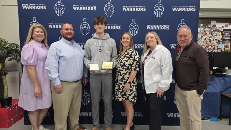 Terrebonne General Outstanding Scholar of the Month March 2026 Thumbnail