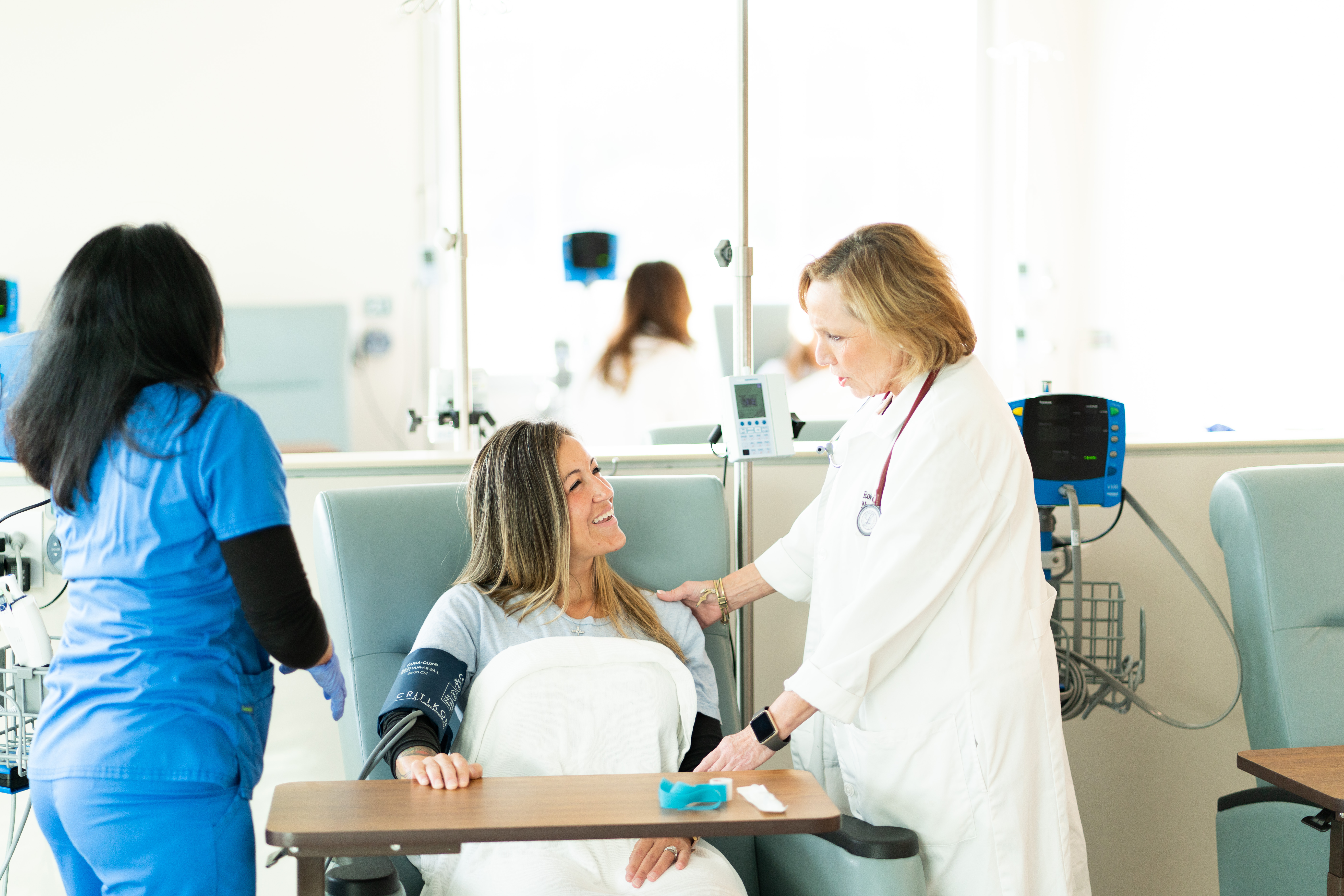 doctor with patient