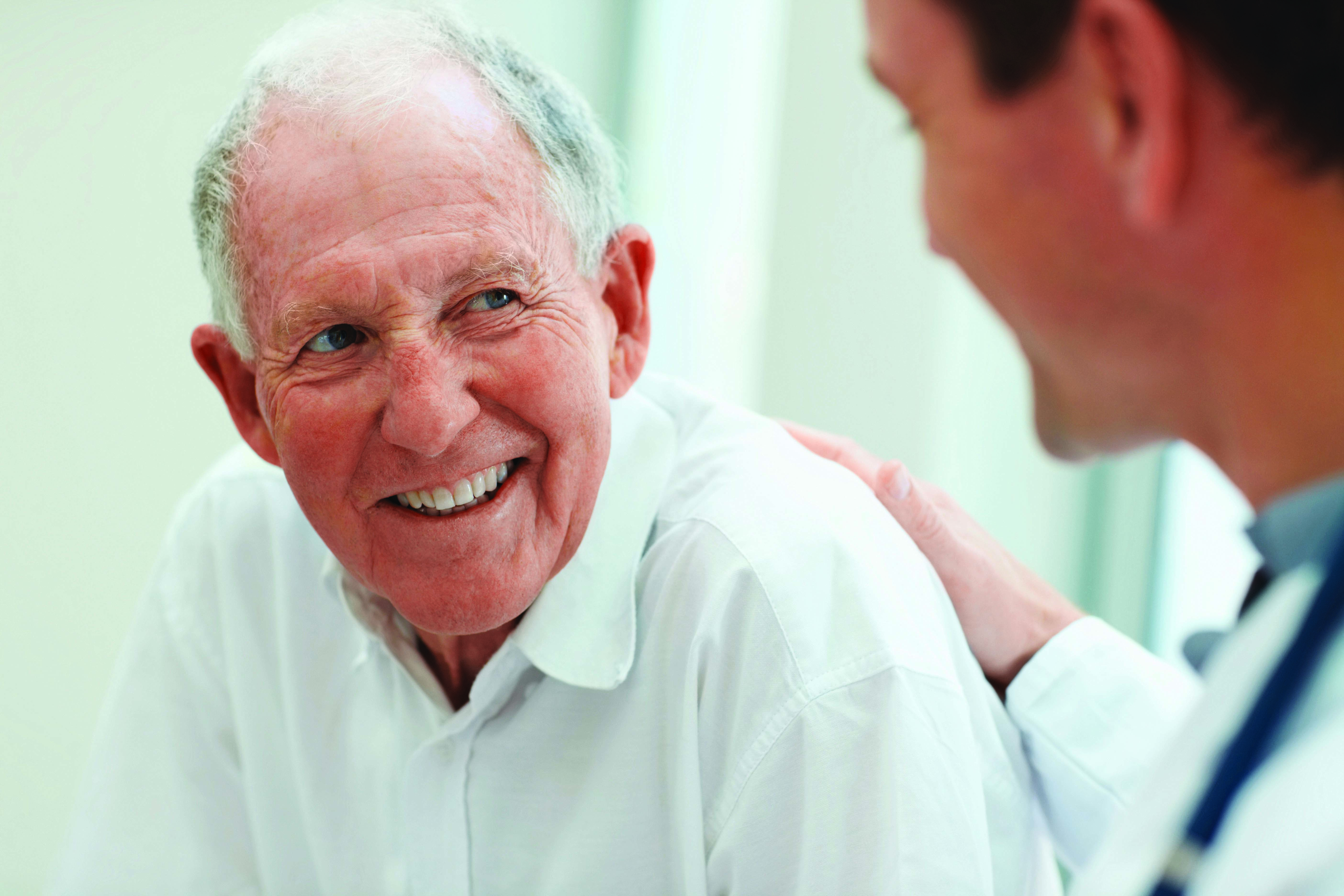 Smiling senior man